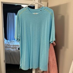 Tommy Bahama Aqua Blue Short Sleeve Tee